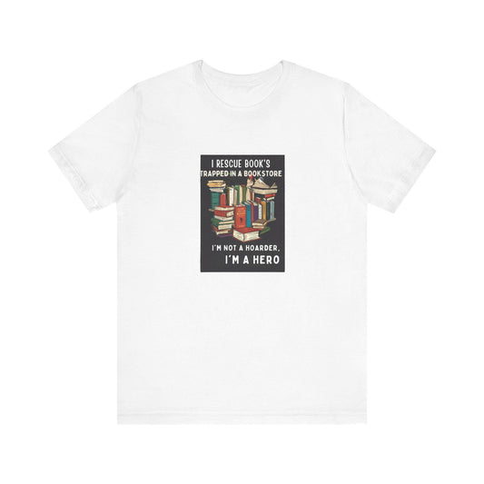 Librarian Gift Book Lover Comfortable Unisex Jersey T-Shirt: Versatile Short Sleeve Tee for Everyday Casual Wear - Toddcraft