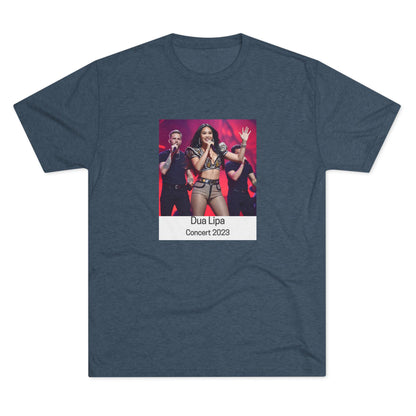 Dua Lipa Concert 2023 Unisex Tri-Blend Crew Tee - Soft Vintage Band Shirt for Music Fans - Toddcraft