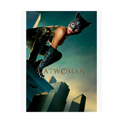 Cat woman movie poster Hallie Berry  Matte Vertical Posters Movie buffs movie poster cat woman - Toddcraft
