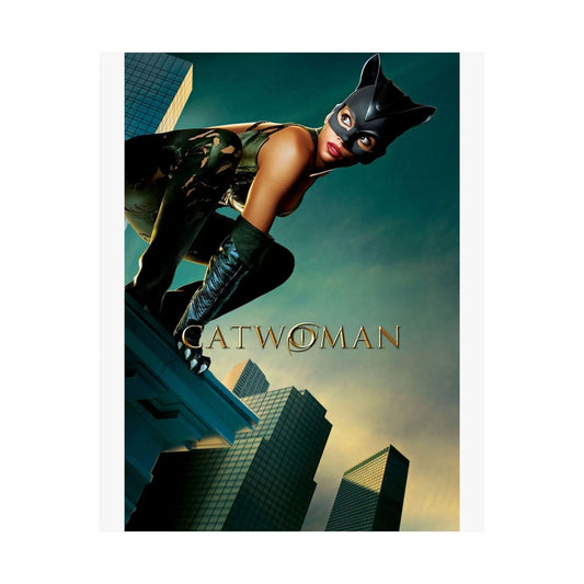Cat woman movie poster Hallie Berry  Matte Vertical Posters Movie buffs movie poster cat woman - Toddcraft