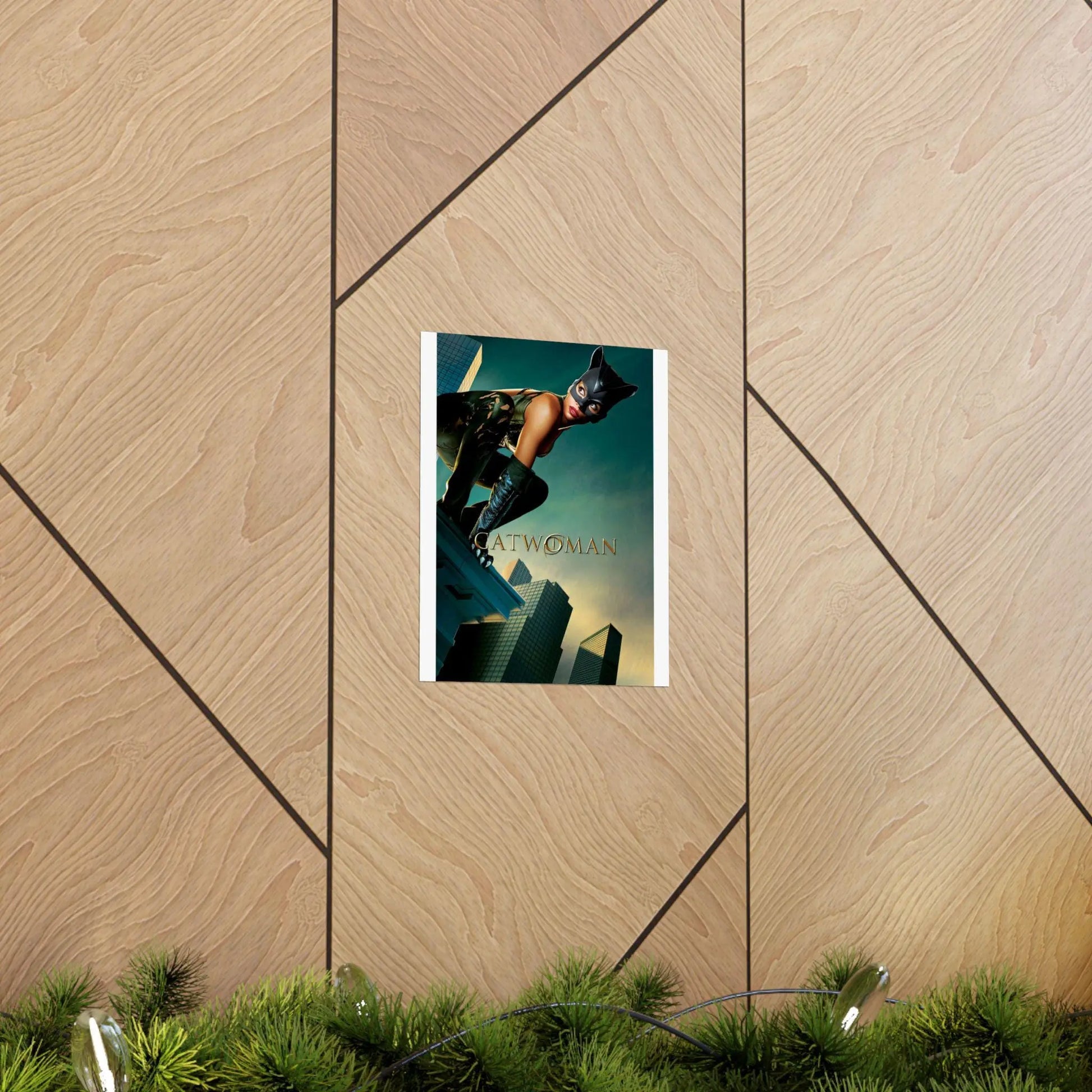 Cat woman movie poster Hallie Berry  Matte Vertical Posters Movie buffs movie poster cat woman - Toddcraft
