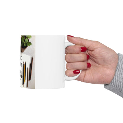 Adorable Paw Print Ceramic Mug - Cozy Cat Nap Coffee Cup for Animal Lovers and Pet Owners - Toddcraft