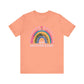 Colorful Heart-Printed Unisex Jersey Tee for Mother's Day - Family Gift from Stepdad, Father, Brother, Daughter - Toddcraft