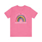Colorful Heart-Printed Unisex Jersey Tee for Mother's Day - Family Gift from Stepdad, Father, Brother, Daughter - Toddcraft