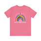 Colorful Heart-Printed Unisex Jersey Tee for Mother's Day - Family Gift from Stepdad, Father, Brother, Daughter - Toddcraft