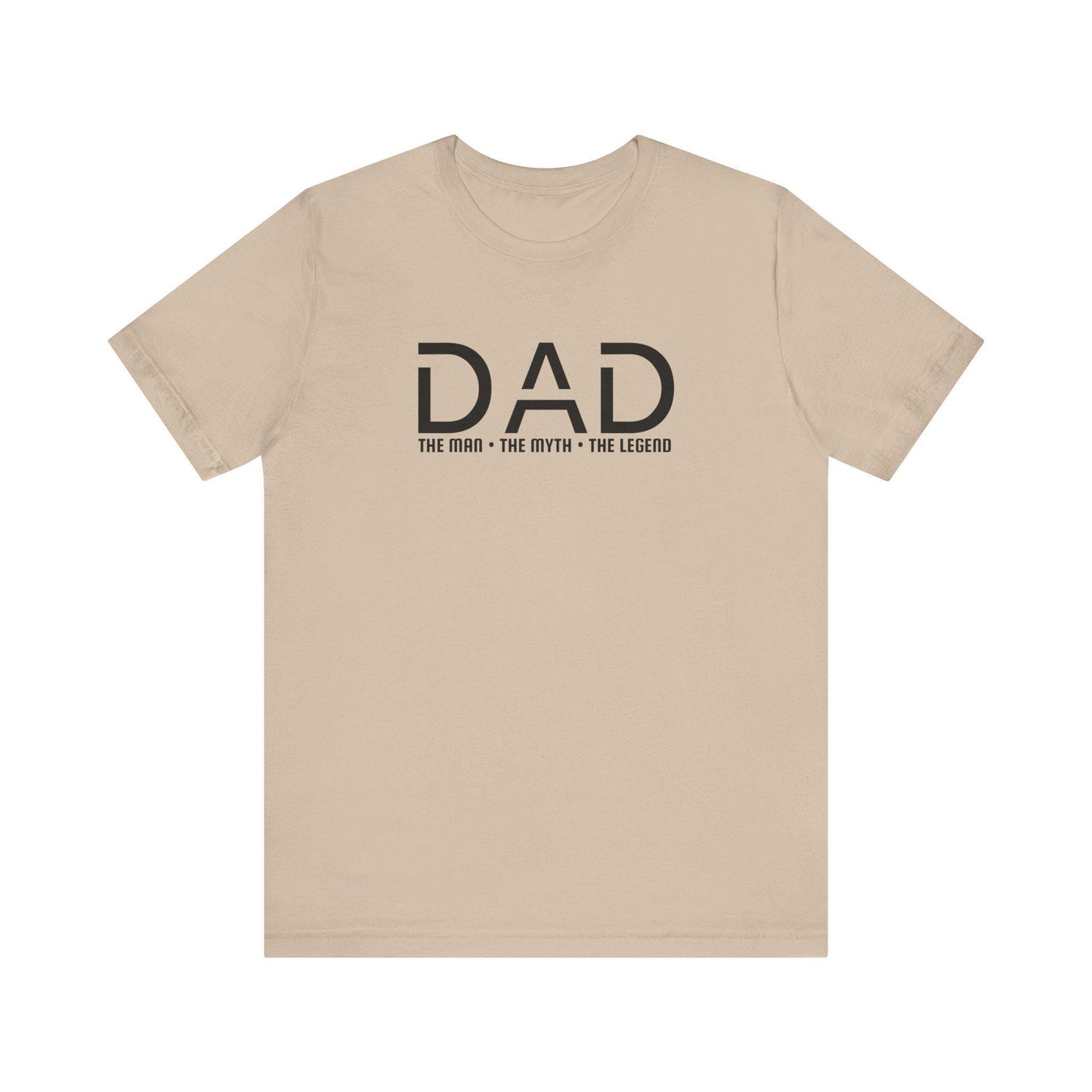 Dad The Man The Myth The Legend T-Shirt, Father's Day Gift Tee for Men, Unisex Jersey Short Sleeve, From Moms, Sons  Daughters Celebration - Toddcraft