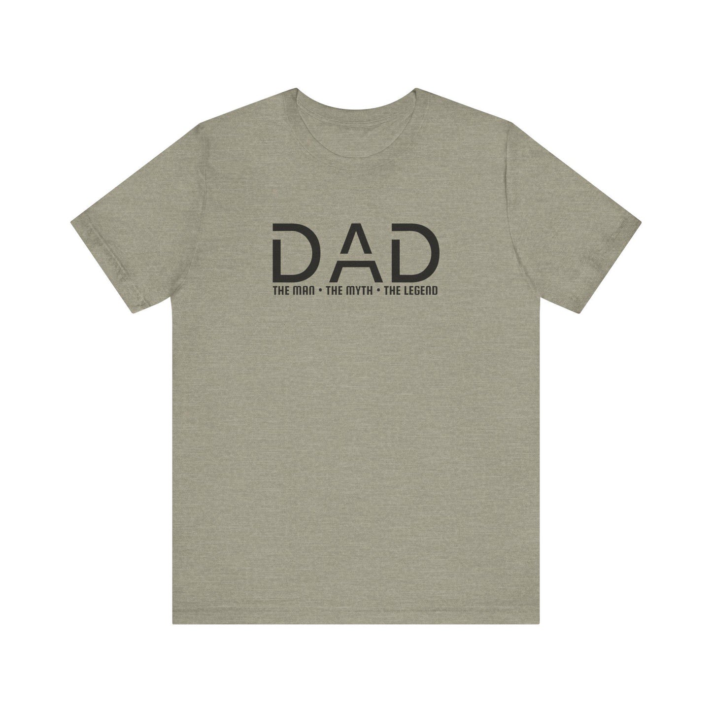 Dad The Man The Myth The Legend T-Shirt, Father's Day Gift Tee for Men, Unisex Jersey Short Sleeve, From Moms, Sons  Daughters Celebration - Toddcraft