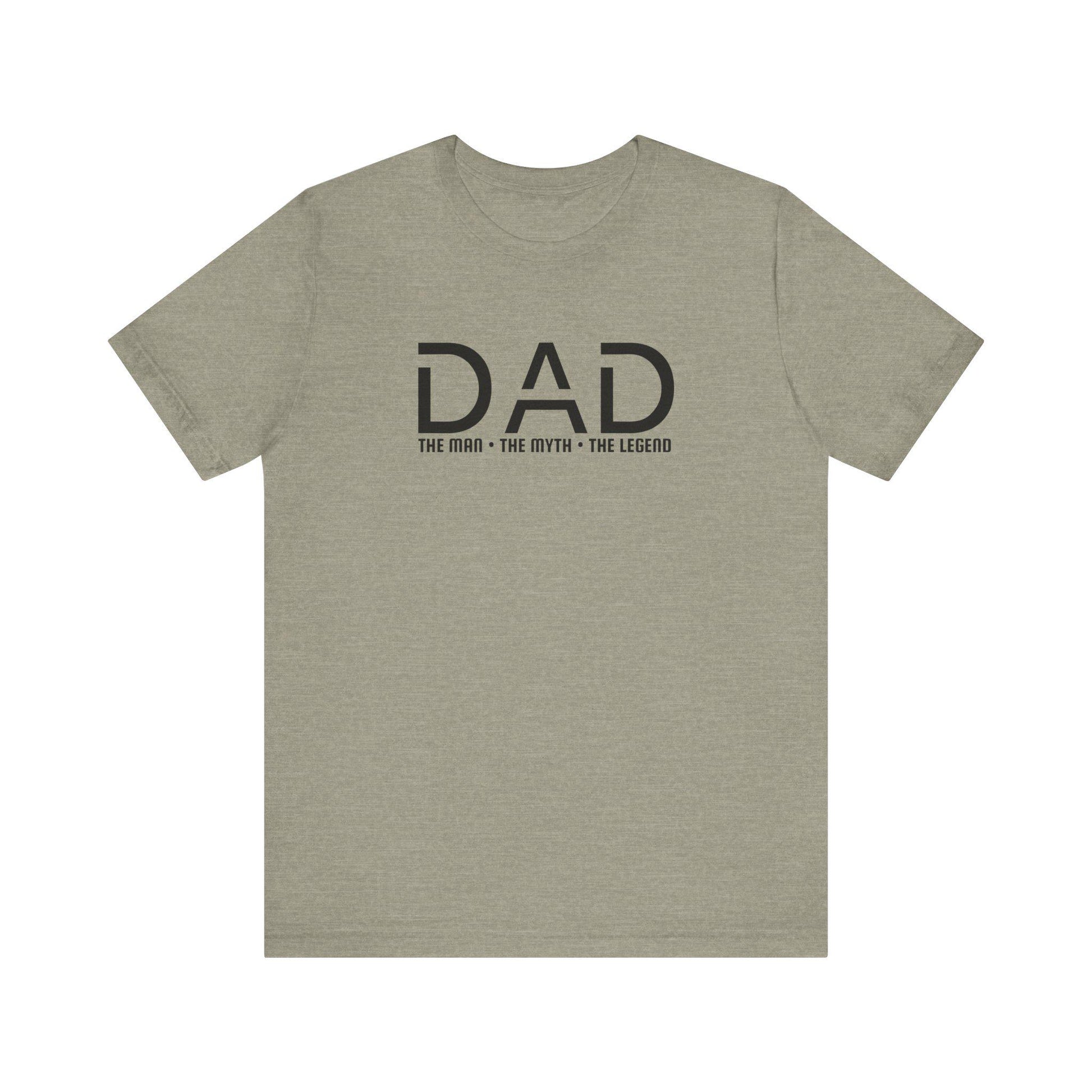 Dad The Man The Myth The Legend T-Shirt, Father's Day Gift Tee for Men, Unisex Jersey Short Sleeve, From Moms, Sons  Daughters Celebration - Toddcraft
