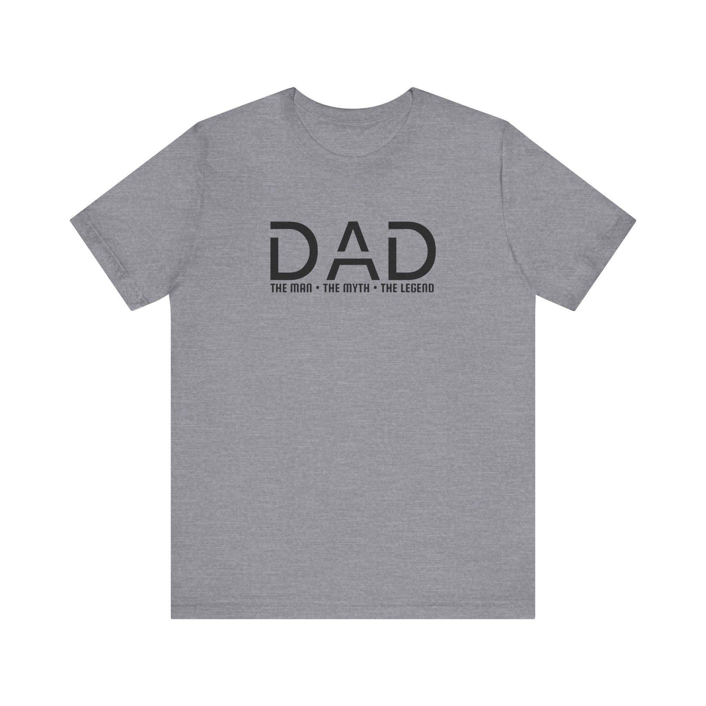 Dad The Man The Myth The Legend T-Shirt, Father's Day Gift Tee for Men, Unisex Jersey Short Sleeve, From Moms, Sons  Daughters Celebration - Toddcraft