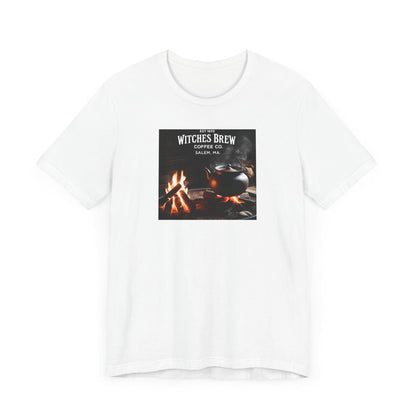 Salem Witch Project Coffee Co Vintage Tee Unisex Jersey Short Sleeve Shirt with Tea Container Design - Toddcraft