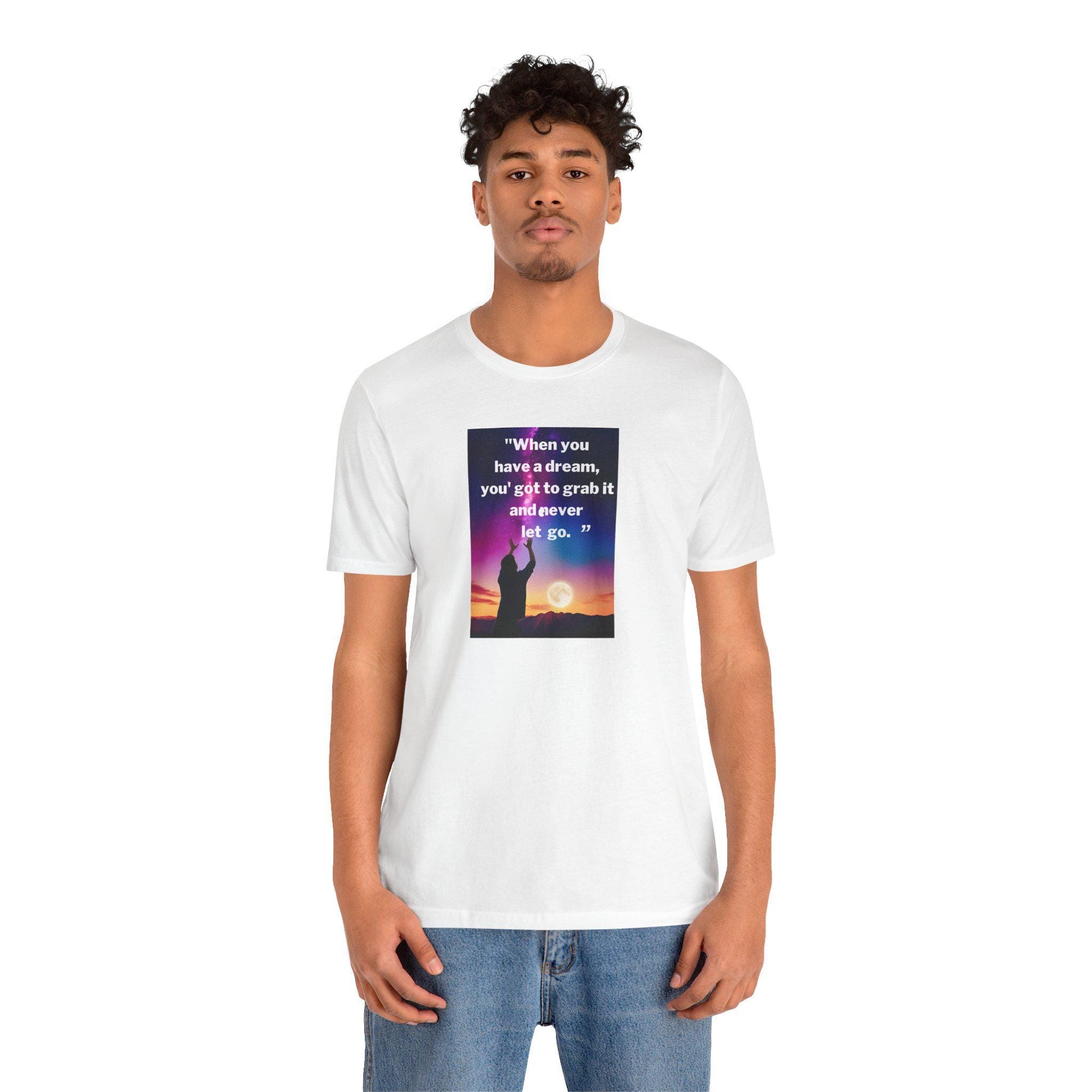 Inspirational Carol Burnett Unisex Jersey Tee - Short Sleeve Motivational Shirt "Hang on to Your Dreams - Toddcraft
