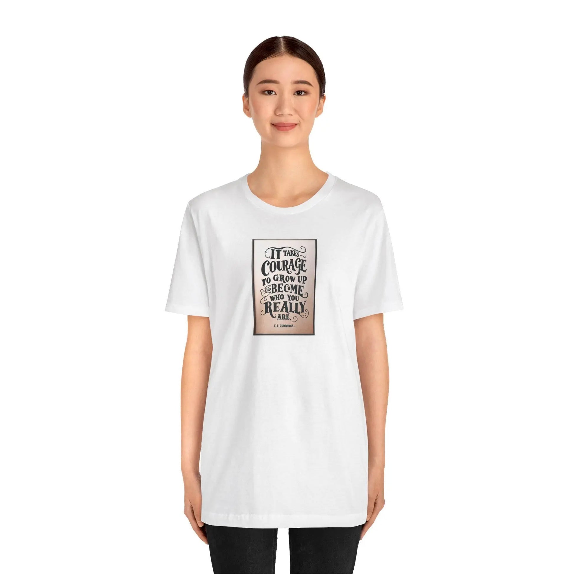 E. E. Cummings Inspirational Quote T-Shirt Unisex Jersey Short Sleeve Tee Poet Essayist Classic Wall Art Tee - Toddcraft