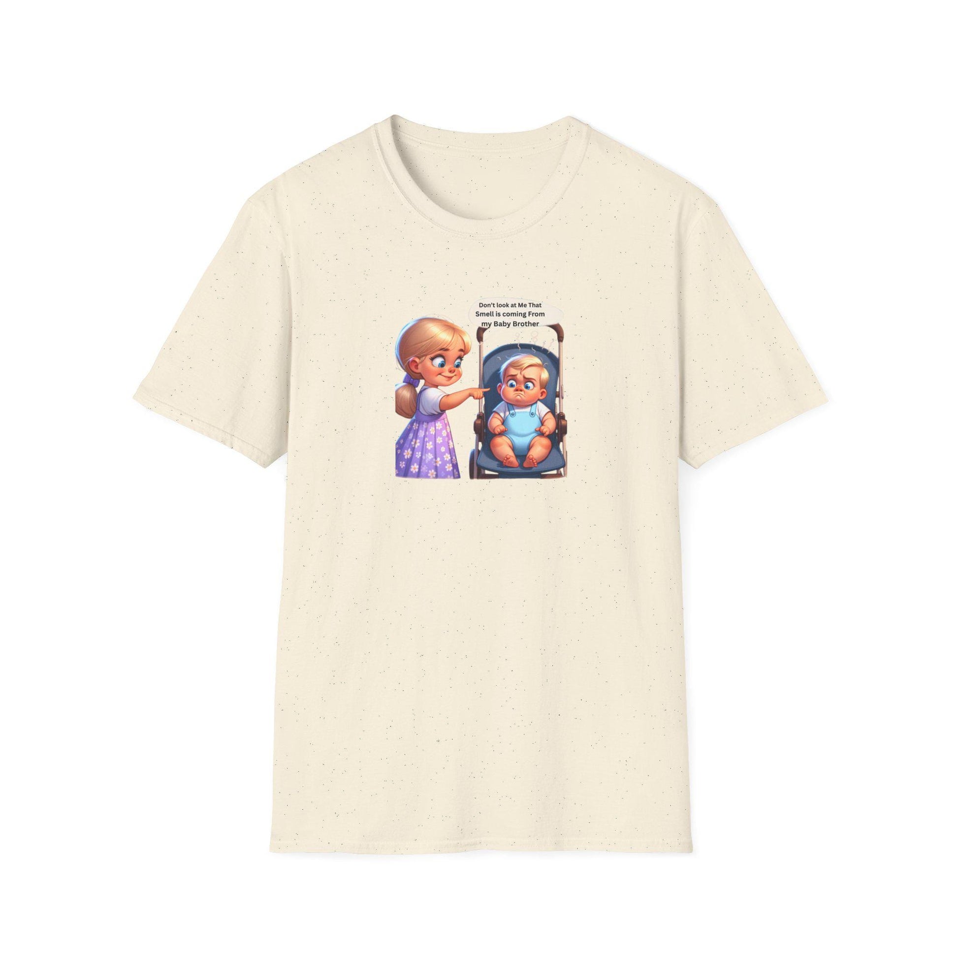 Funny Toddler Shirt  Don't Look at Me That Smell Is My Baby Brother  Big Sister Little Brother Gift, Baby Sibling Humor Tee - Toddcraft