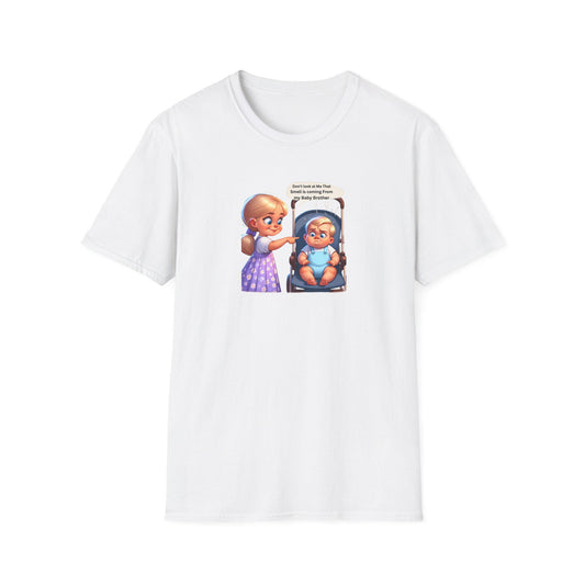 Funny Baby Brother T-Shirt Unisex Softstyle Tee Kids Humor Poop Smell Toddler Shirt Gift - Toddcraft