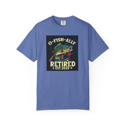 Fishing T-Shirt Unisex Garment-Dyed Retro Fish Alley Design  Perfect Gift for Dad or Grandpa, Casual Outdoor Tee - Toddcraft