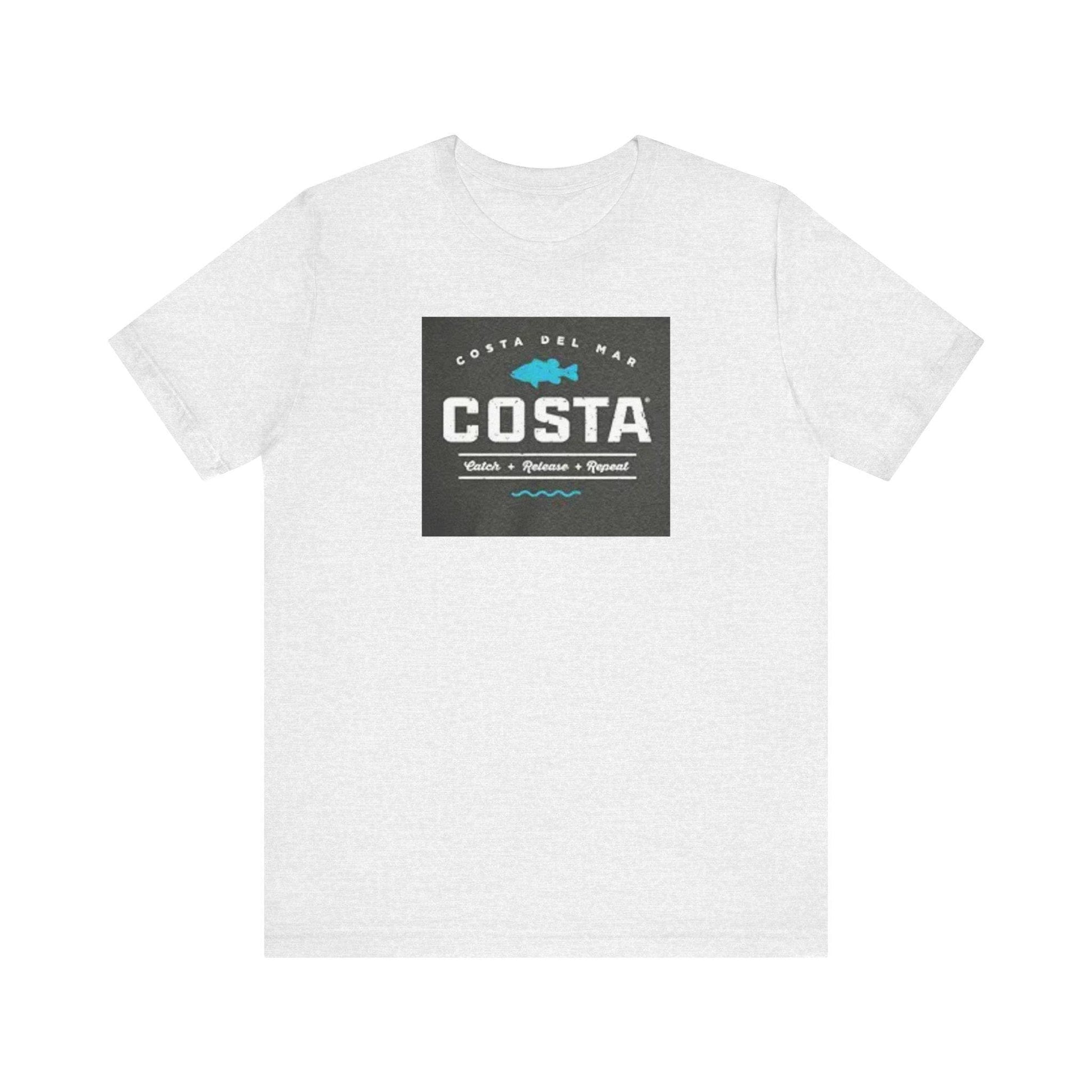 Costa Del Mar Men's Topwater Short Sleeve T-Shirt Unisex Jersey Tee Casual Outdoor Shirt - Toddcraft
