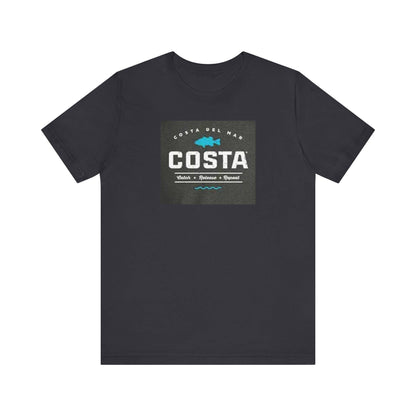 Costa Del Mar Men's Topwater Short Sleeve T-Shirt Unisex Jersey Tee Casual Outdoor Shirt - Toddcraft