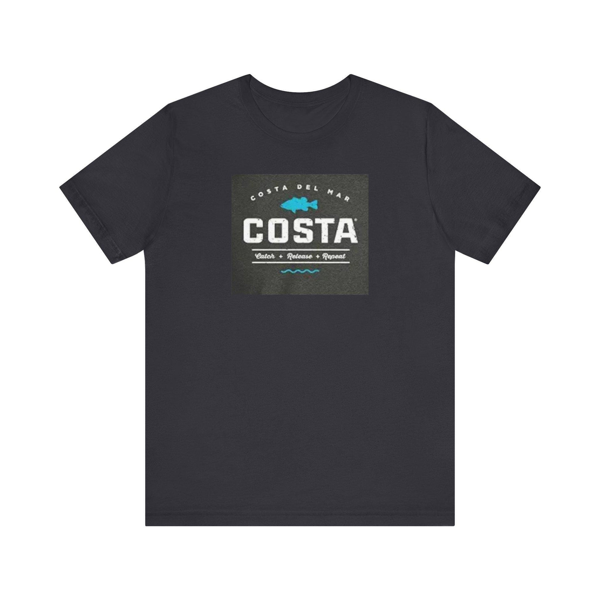 Costa Del Mar Men's Topwater Short Sleeve T-Shirt Unisex Jersey Tee Casual Outdoor Shirt - Toddcraft