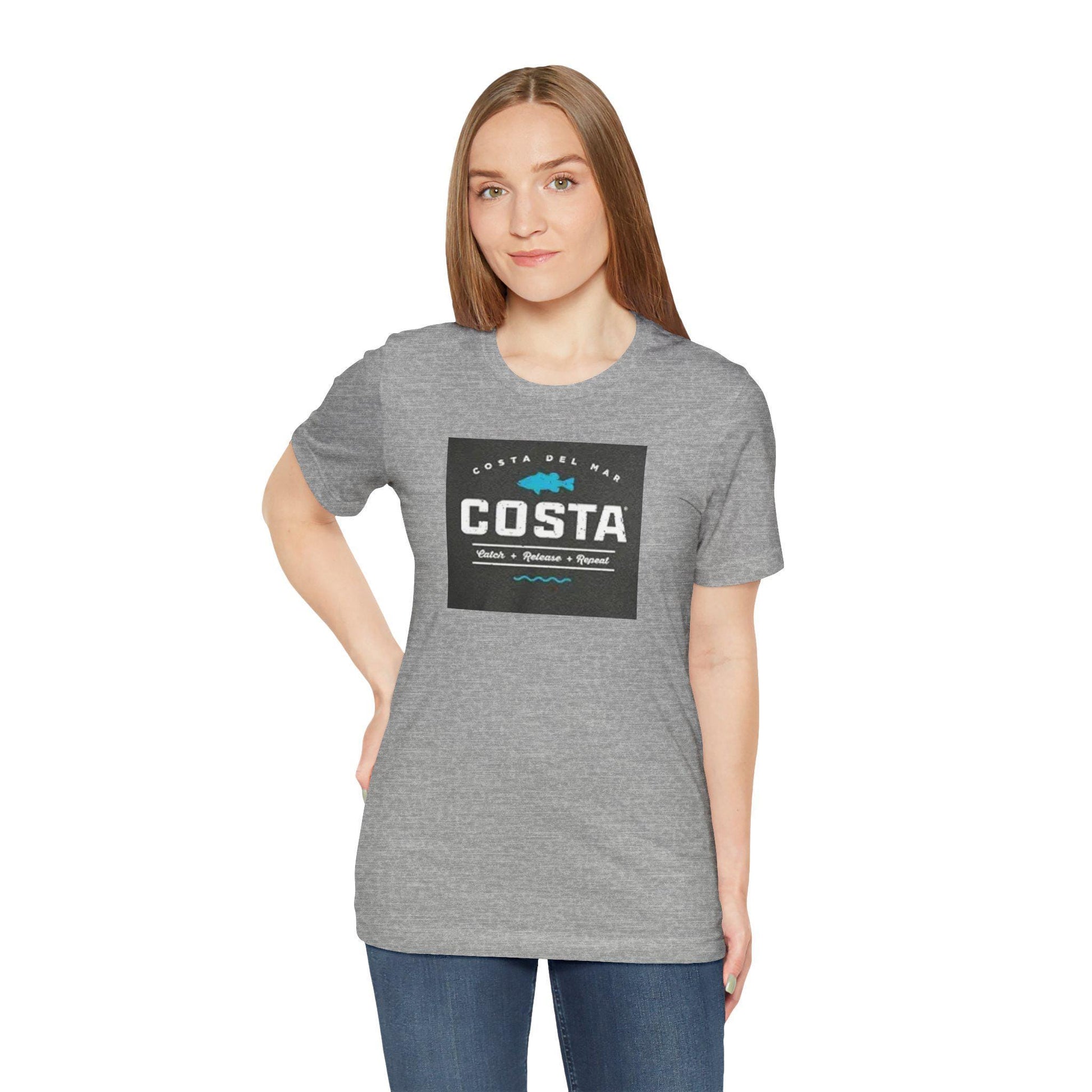 Costa Del Mar Men's Topwater Short Sleeve T-Shirt Unisex Jersey Tee Casual Outdoor Shirt - Toddcraft