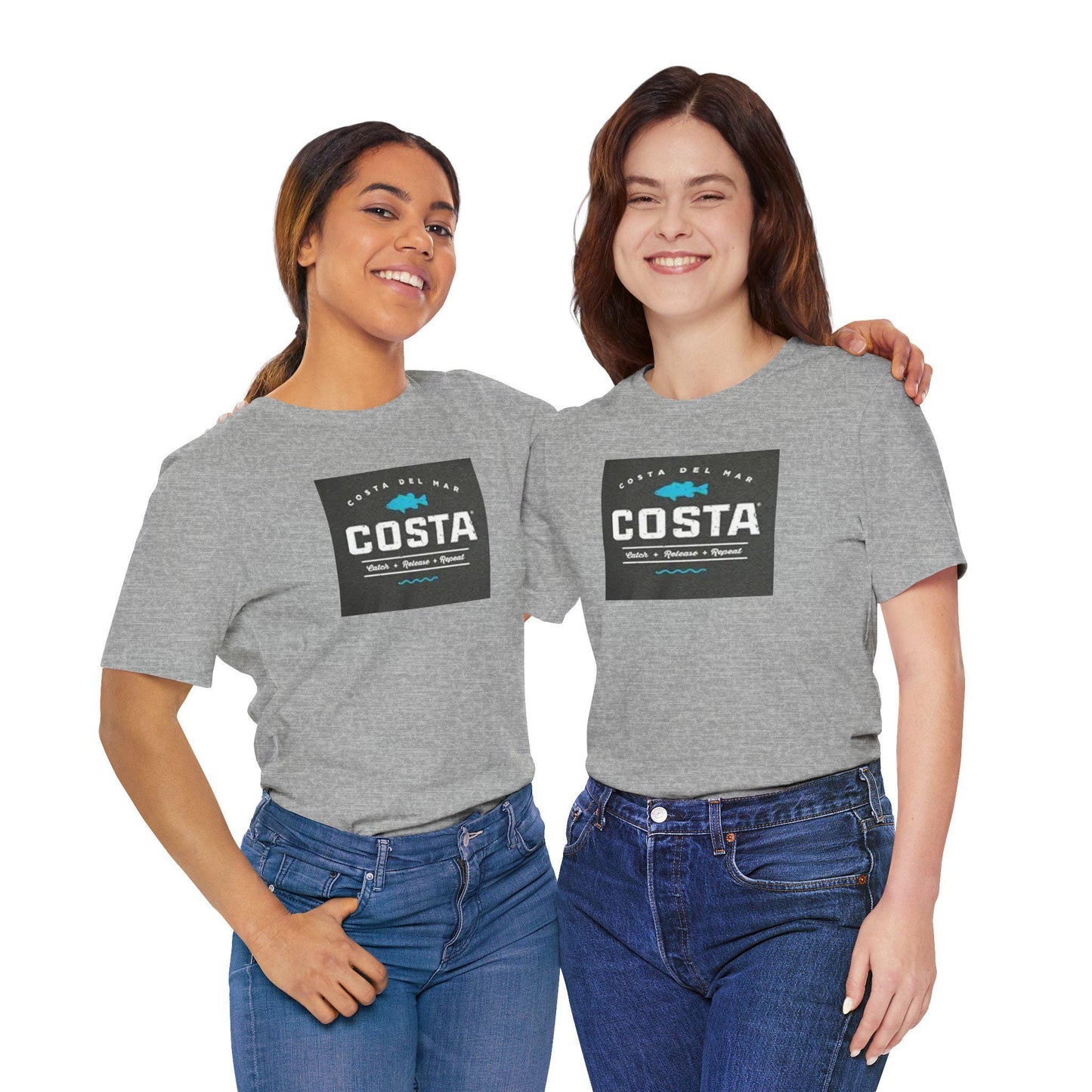 Costa Del Mar Men's Topwater Short Sleeve T-Shirt Unisex Jersey Tee Casual Outdoor Shirt - Toddcraft