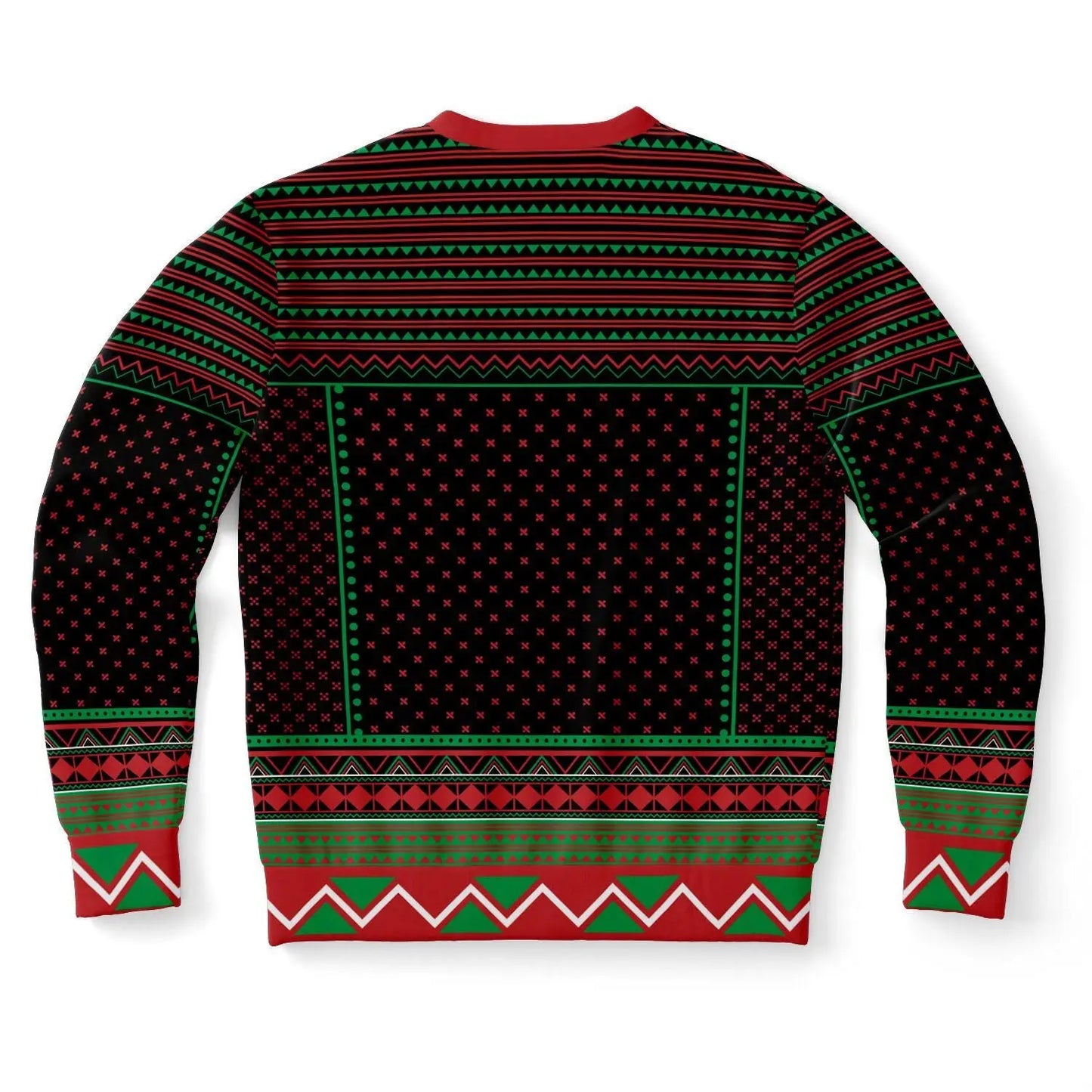 Naughty Dear Santa Sweatshirt Funny Colorful Christmas Gift for Family Holiday Subliminal Design Cozy Xmas Top - Toddcraft