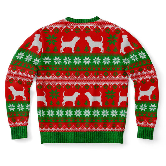 Beagle Bells Christmas Sweatshirt - Family Group Holiday Gift for Mom, Dad & Beagle Lovers - Toddcraft