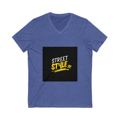 Comfortable Unisex V-Neck Jersey Tee for Casual Style and Everyday Wear - Toddcraft