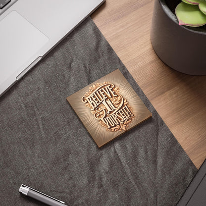 Believe In Yourself Inspirational Post-it Note Pads, Motivational Sticky Notes for Office, School & Gifts, Positive Affirmation Stationery - Toddcraft