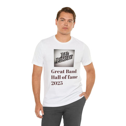 Versatile Unisex Jersey Short Sleeve T-Shirt: Comfortable Everyday Wear for All Occasions Bad Company Rock and roll hall of fame - Toddcraft