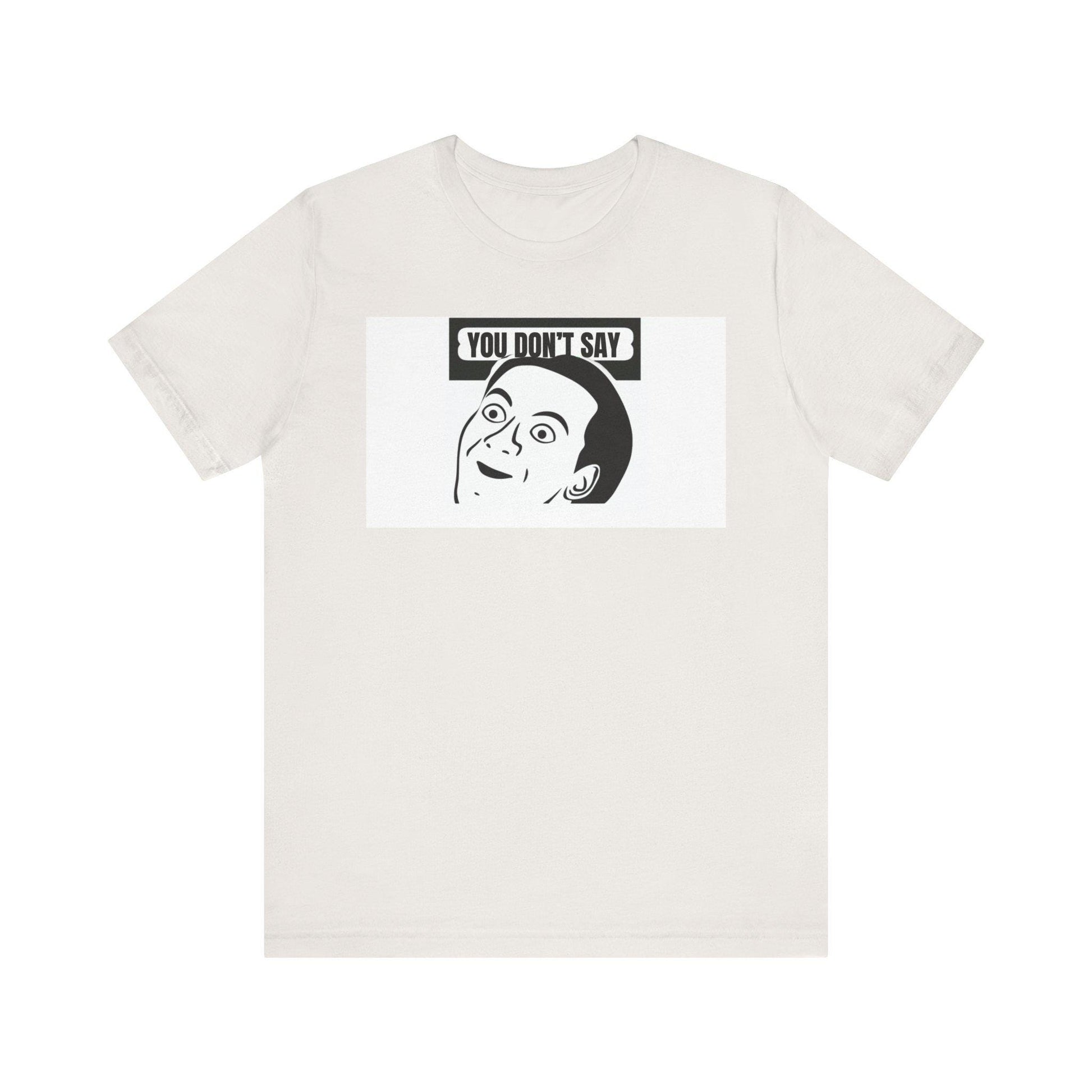 Nick cage graphic tshirt Versatile Unisex Jersey Short Sleeve T-Shirt: Comfortable, Stylish Everyday Wear for All - Toddcraft
