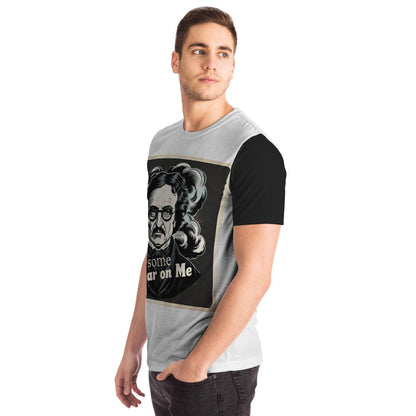 Edgar Allan Poe T-Shirt - Edgy Poe Some Sugar on Me Graphic Tee, Literary Gift, Dark Humor Shirt, Gothic Style Casual Wear - Toddcraft