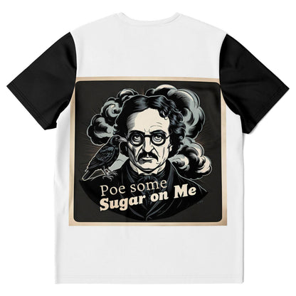 Edgar Allan Poe T-Shirt - Edgy Poe Some Sugar on Me Graphic Tee, Literary Gift, Dark Humor Shirt, Gothic Style Casual Wear - Toddcraft