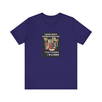 Librarian Gift Book Lover Comfortable Unisex Jersey T-Shirt: Versatile Short Sleeve Tee for Everyday Casual Wear - Toddcraft