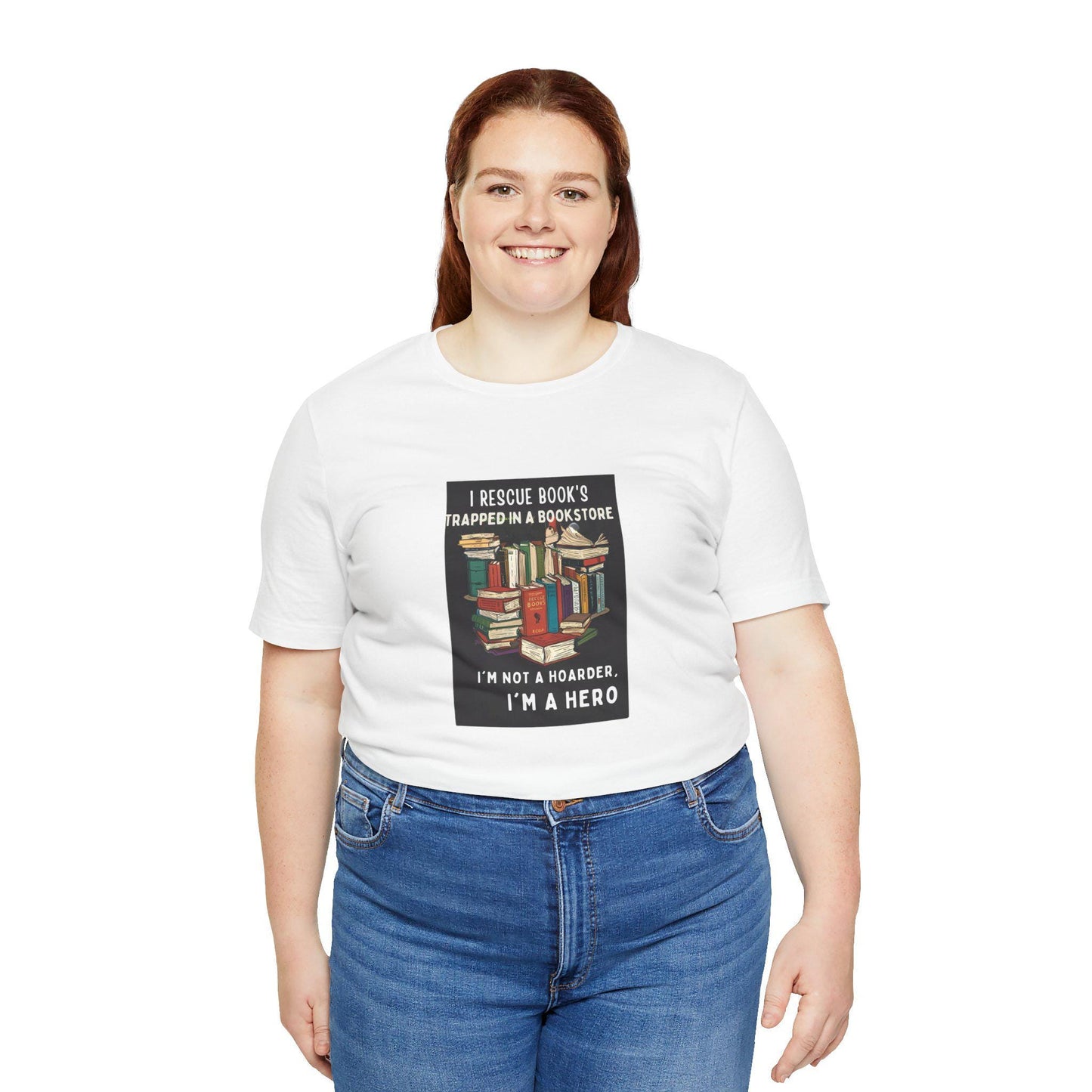 Librarian Gift Book Lover Comfortable Unisex Jersey T-Shirt: Versatile Short Sleeve Tee for Everyday Casual Wear - Toddcraft
