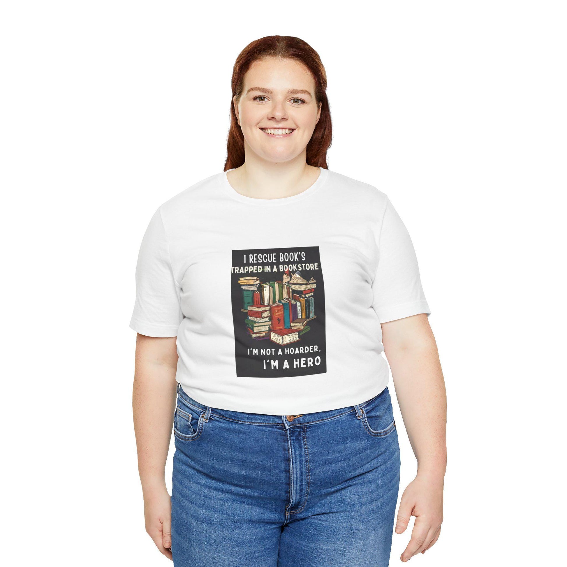 Librarian Gift Book Lover Comfortable Unisex Jersey T-Shirt: Versatile Short Sleeve Tee for Everyday Casual Wear - Toddcraft