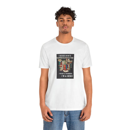 Librarian Gift Book Lover Comfortable Unisex Jersey T-Shirt: Versatile Short Sleeve Tee for Everyday Casual Wear - Toddcraft