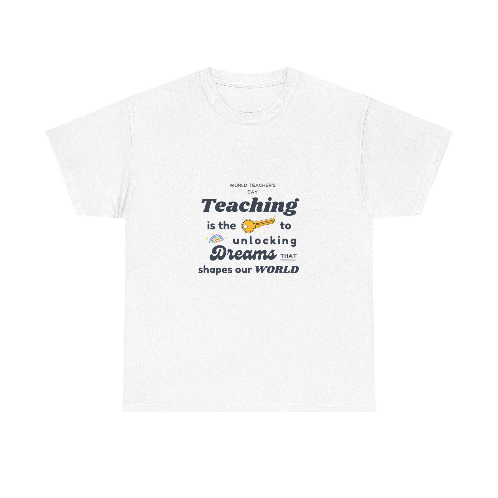 Teacher Gift Unisex Heavy Cotton Tee  Comfortable, Durable Shirt for Educators & School Staff, Perfect Appreciation Present - Toddcraft