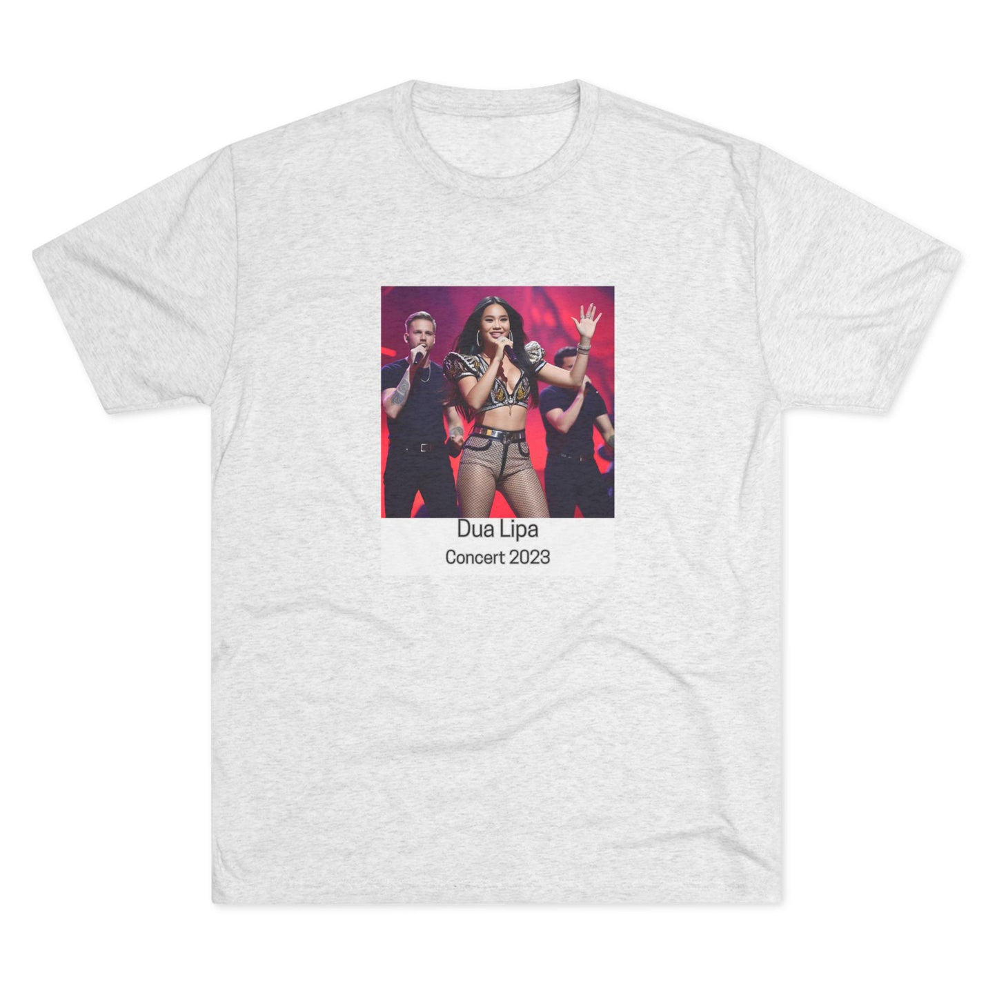 Dua Lipa Concert 2023 Unisex Tri-Blend Crew Tee - Soft Vintage Band Shirt for Music Fans - Toddcraft