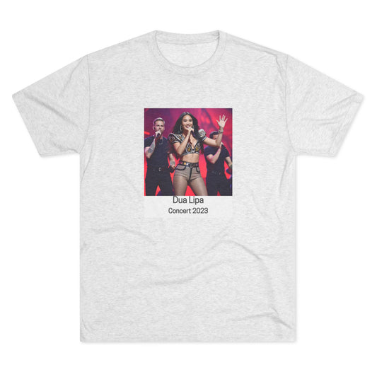 Dua Lipa Concert 2023 Unisex Tri-Blend Crew Tee - Soft Vintage Band Shirt for Music Fans - Toddcraft