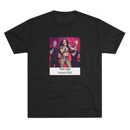 Dua Lipa Concert 2023 Unisex Tri-Blend Crew Tee - Soft Vintage Band Shirt for Music Fans - Toddcraft