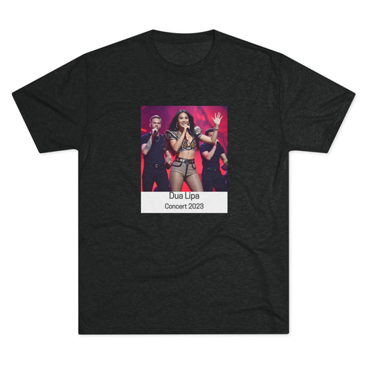 Dua Lipa Concert 2023 Unisex Tri-Blend Crew Tee - Soft Vintage Band Shirt for Music Fans - Toddcraft