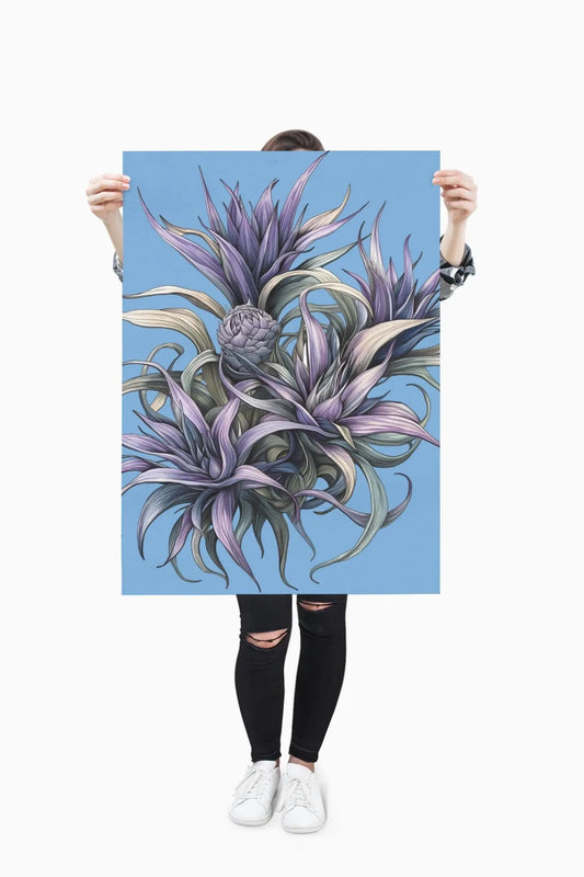Elegance of the Wild East Fine Art Posters Trumpet of the Pines A Gentian's Whisper Late Bloom Elegance Pine Barren Gentian Botanical print - Toddcraft