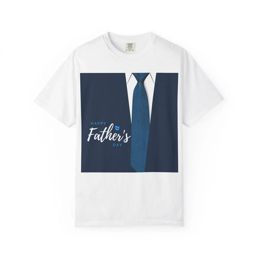 Happy Father's Day tee - Perfect Gift for Dad, Step Dad, or Grandpa - Great Birthday Present for Couples Unisex Garment-Dyed T-shirt - Toddcraft