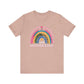 Colorful Heart-Printed Unisex Jersey Tee for Mother's Day - Family Gift from Stepdad, Father, Brother, Daughter - Toddcraft