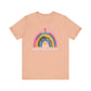 Colorful Heart-Printed Unisex Jersey Tee for Mother's Day - Family Gift from Stepdad, Father, Brother, Daughter - Toddcraft