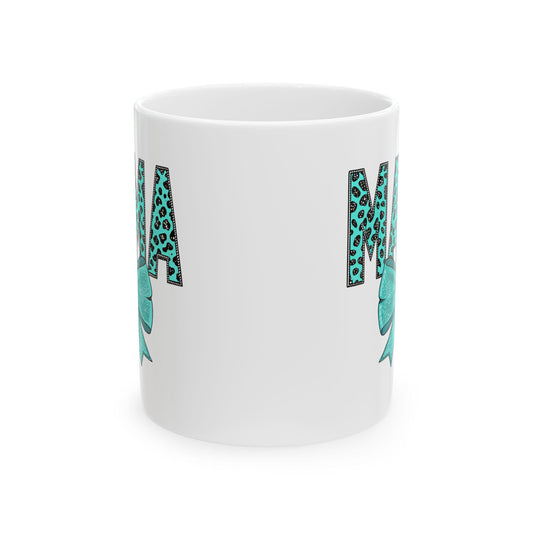 Mother's Day Ceramic Mug 11oz 15oz, Coquette Mama Cute Bow Design, Mom Day Gift & Mothers Day Cup for Mom - Toddcraft
