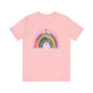 Colorful Heart-Printed Unisex Jersey Tee for Mother's Day - Family Gift from Stepdad, Father, Brother, Daughter - Toddcraft