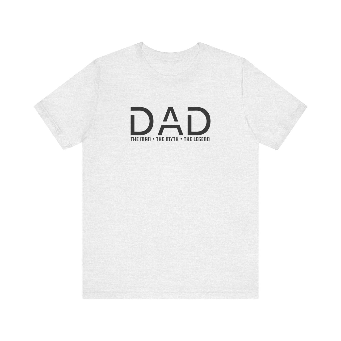 Dad The Man The Myth The Legend T-Shirt, Father's Day Gift Tee for Men, Unisex Jersey Short Sleeve, From Moms, Sons  Daughters Celebration - Toddcraft