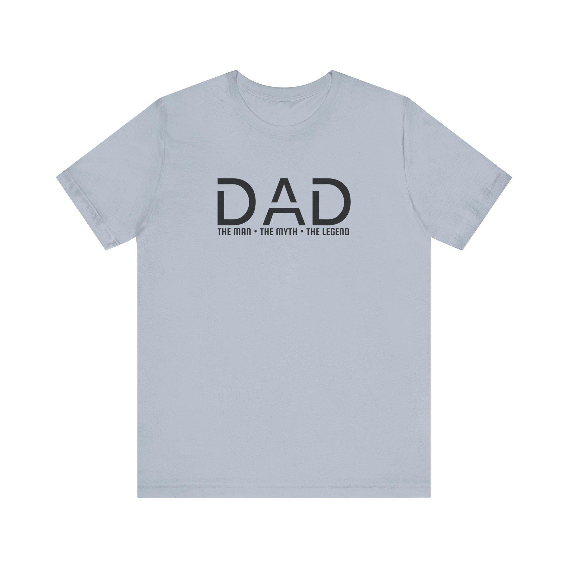 Dad The Man The Myth The Legend T-Shirt, Father's Day Gift Tee for Men, Unisex Jersey Short Sleeve, From Moms, Sons  Daughters Celebration - Toddcraft
