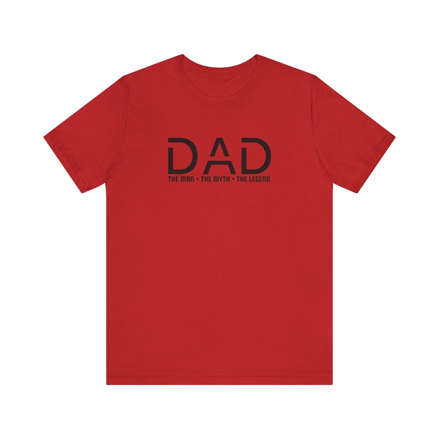 Dad The Man The Myth The Legend T-Shirt, Father's Day Gift Tee for Men, Unisex Jersey Short Sleeve, From Moms, Sons  Daughters Celebration - Toddcraft